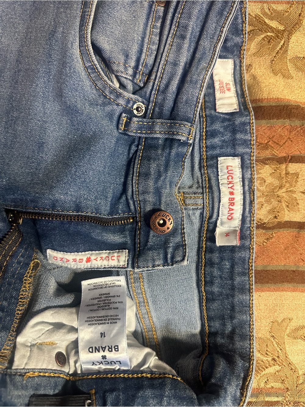 Lucky Brand Medium Blue Slim Jean shorts